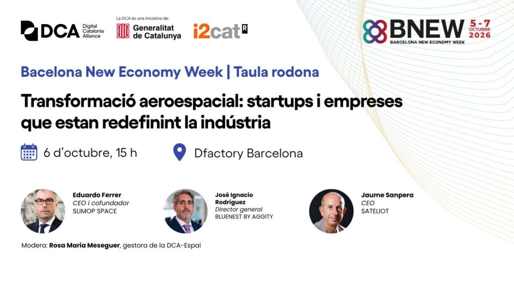BNEW round table: Aerospace transformation, 6 October 2026, Dfactory Barcelona