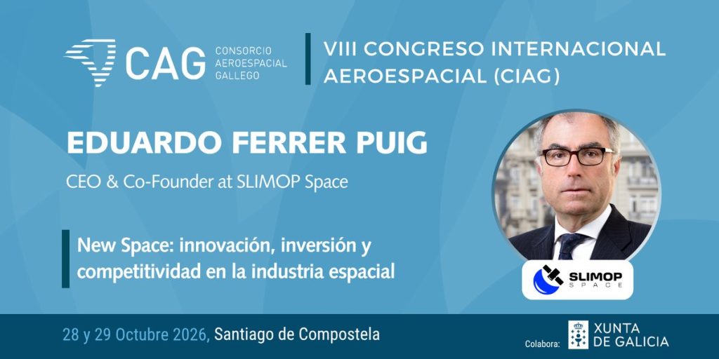 Eduardo Ferrer Puig, speaker at the VIII International Aerospace Congress (CIAG), 28 and 29 October 2026